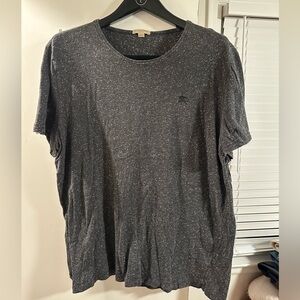 Burberry Men's Charcoal Speckled T-Shirt